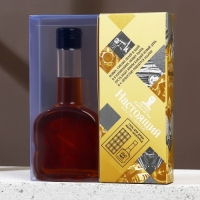 Новогодний подарочный набор косметики &laquo;Настоящий мужчина&raquo;, гель для душа во флаконе коньяка 250 мл и мыло для рук, Новый Год