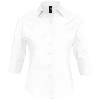 Рубашка женская с рукавом 3/4 Effect 140 белая, размер XS