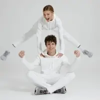 Худи унисекс Begi, молочно-белое, размер XXL