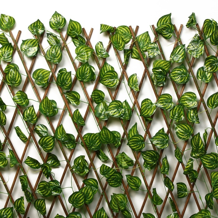 Ограждение декоративное, 200 × 75 см, «Лист осины», Greengo Ограждение декоративное, 200 × 75 см, «Лист осины», Greengo