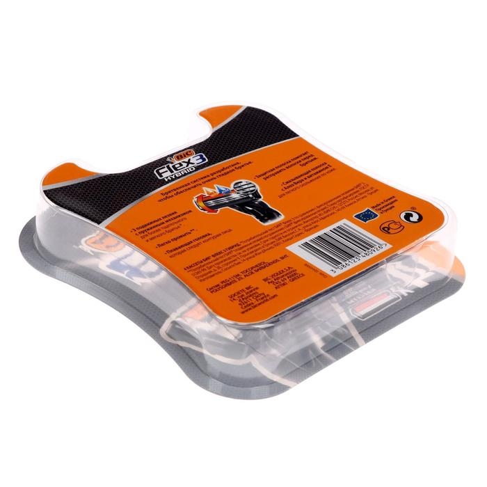 Сменные кассеты BIC Hybrid 3 Flex, 3 лезвия, 4 шт. Сменные кассеты BIC Hybrid 3 Flex, 3 лезвия, 4 шт.