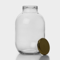 Набор для консервирования, банки с золотистой крышкой и этикеткой, ТО-82 мм, 3 л, стерилизатор, открывашка Набор для консервирования, банки с золотистой крышкой и этикеткой, ТО-82 мм, 3 л, стерилизатор, открывашка