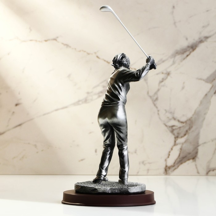 Статуэтка полистоун &laquo;Гольфист&raquo; 15,5 х 15,5 х 33,5 см