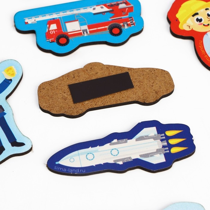Развивающие магниты «Профессии и транспорт» Развивающие магниты «Профессии и транспорт»