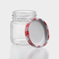 Банка стеклянная для хранения сыпучих продуктов &laquo;Домашний очаг&raquo;, 50 мл, 5&times;5,5 см, с металлической крышкой