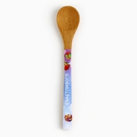 Ложка столовая из бамбука &laquo;Чудес в новом году&raquo;, 3 х 16 см