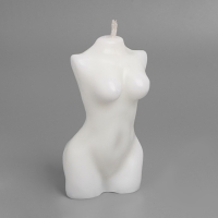 Набор свечей на подставке "Мужчина и женщина", бело-розовая подставка Набор свечей на подставке "Мужчина и женщина", бело-розовая подставка