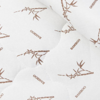 Одеяло всесезонное Адамас "Бамбук", размер 110х140 &plusmn; 5 см, 300 гр/м2, чехол поликоттон, цвет микс