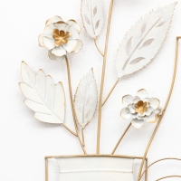 Декор настенный металл "Вазы с цветами" 52х4,5х69 см Декор настенный металл "Вазы с цветами" 52х4,5х69 см