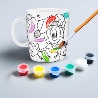 Кружка под роспись, 250 мл "Новый год!", Микки Маус и его друзья Кружка под роспись, 250 мл "Новый год!", Микки Маус и его друзья