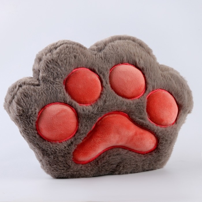 Мягкая игрушка «Лапка», цвет серый Мягкая игрушка «Лапка», цвет серый