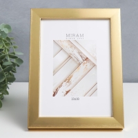 Фоторамка пластик "МИРАМ" 13х18 см 641811-5, золото (пластиковый экран) Фоторамка пластик "МИРАМ" 13х18 см 641811-5, золото (пластиковый экран)