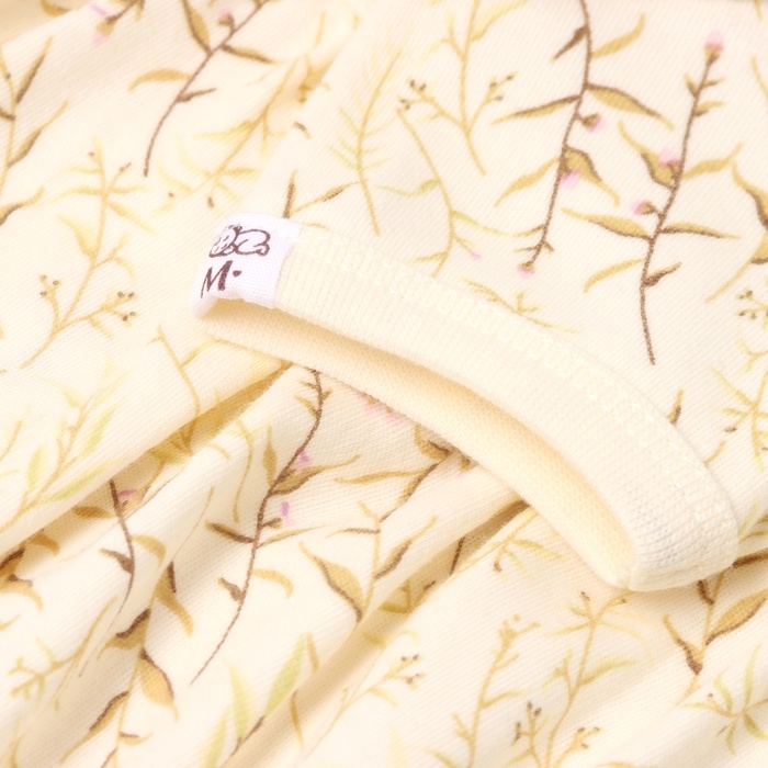 Боди-платье с шапочкой детское MINAKU "Nature", цвет бежевый, рост 74-80 см