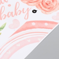 Наклейка пластик интерьерная цветная "Панда с чашкой на радуге" 30х90 см Наклейка пластик интерьерная цветная "Панда с чашкой на радуге" 30х90 см