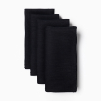 Набор салфеток с декорат. кольцами Этель Dark 40х40 см - 4 шт, 100% лён Набор салфеток с декорат. кольцами Этель Dark 40х40 см - 4 шт, 100% лён