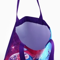 Шопер детский для девочки детская для девочки «Единорожка», 32х25х1 см, без молнии, без подклада, сиреневый Шопер детский для девочки детская для девочки «Единорожка», 32х25х1 см, без молнии, без подклада, сиреневый