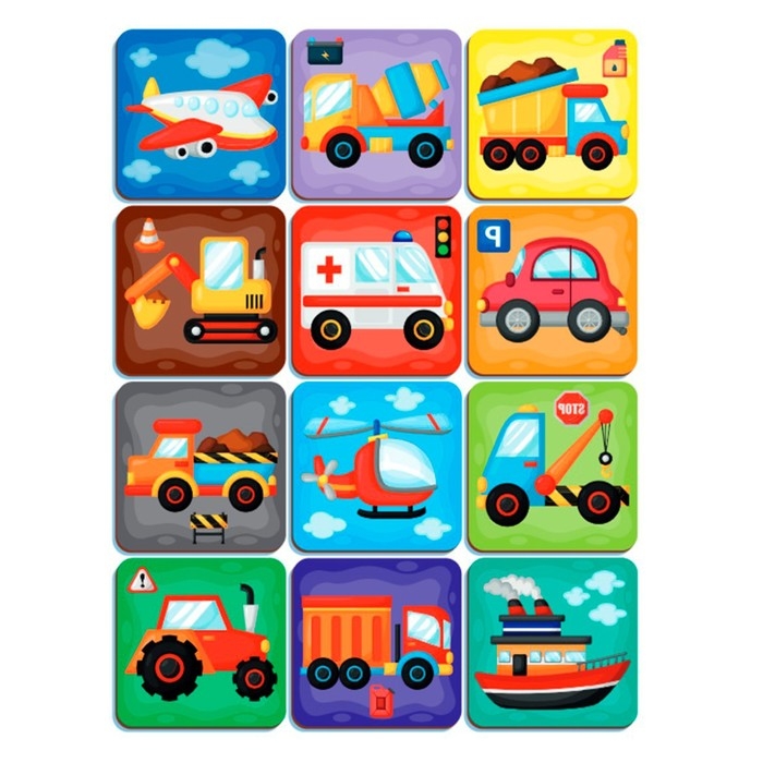 Пазлы из дерева. Мои первые пазлы &laquo;Транспорт&raquo; 48 эл.