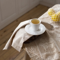 Салфетка столовая Этель 40*40 см, цв. бежевый, 100% хлопок, саржа, 250гр/м2