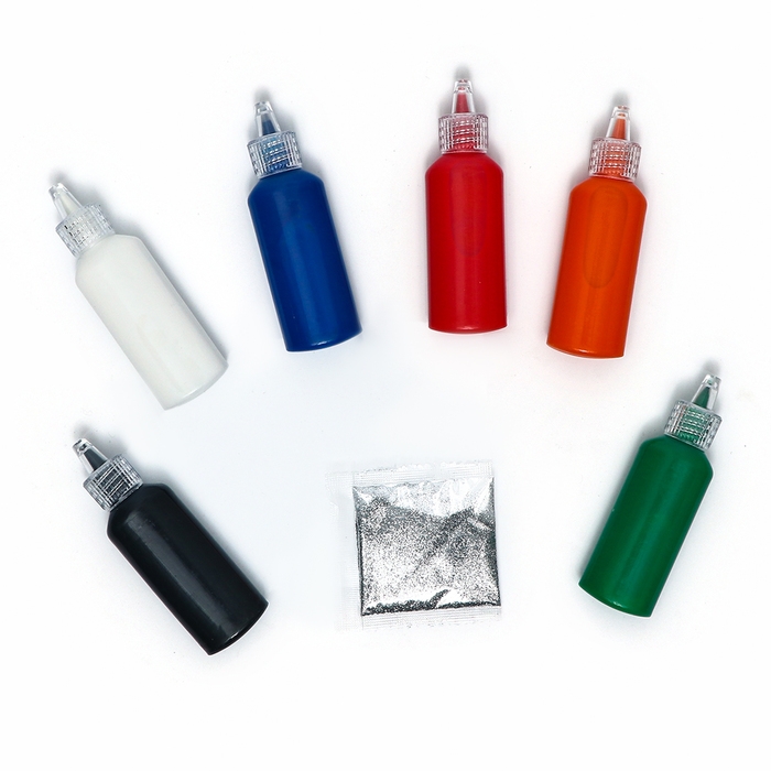 Набор для творчества &laquo;Раскрась витражики-машинки&raquo;, 20 шт. в пакете