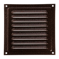 Решетка вентиляционная ZEIN Люкс РМ1515М, 150х150 мм, с сеткой, металлическая, медный антик