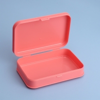 Органайзер с крышкой, 14 &times; 9,5 &times; 3,7 см, цвет розовый