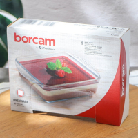 Кастрюля квадратная для запекания из жаропрочного стекла Borcam, 1 л Кастрюля квадратная для запекания из жаропрочного стекла Borcam, 1 л