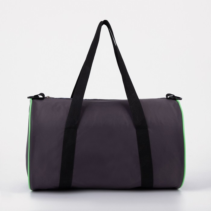 Сумка спортивная женская на молнии, длинный ремень, маленький размер, цвет серый/зелёный Сумка спортивная женская на молнии, длинный ремень, маленький размер, цвет серый/зелёный