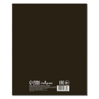 Тетрадь 48 листов в клетку Calligrata TOP "Аниме. Ч/б", обложка мелованный картон, матовая ламиниция, выборочный УФ-лак, дизайн внутреннего блока, офсет