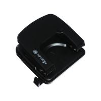 Дырокол металлический 25 листов, Attomex, форматная линейка, чёрный