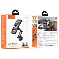 Держатель для велосипеда Hoco CA101, водонепроницаемый, для 4.5-7 дюймов, чёрный Держатель для велосипеда Hoco CA101, водонепроницаемый, для 4.5-7 дюймов, чёрный