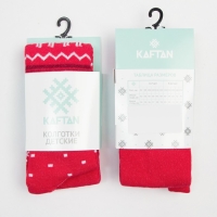 Новый год.Колготки детские KAFTAN "New Year" 92-98 см, красный