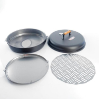 Коптильня круглая "FIREWOOD" большая, 45*15 см