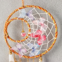 Ловец снов "Бабочки акварель" МИКС внутр.диаметр 7,5 см d=15 см 40х15 см Ловец снов "Бабочки акварель" МИКС внутр.диаметр 7,5 см d=15 см 40х15 см