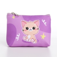 Кошелек детский, цвет микс "Пушистые зверята", 11*7 см микс Кошелек детский, цвет микс "Пушистые зверята", 11*7 см микс