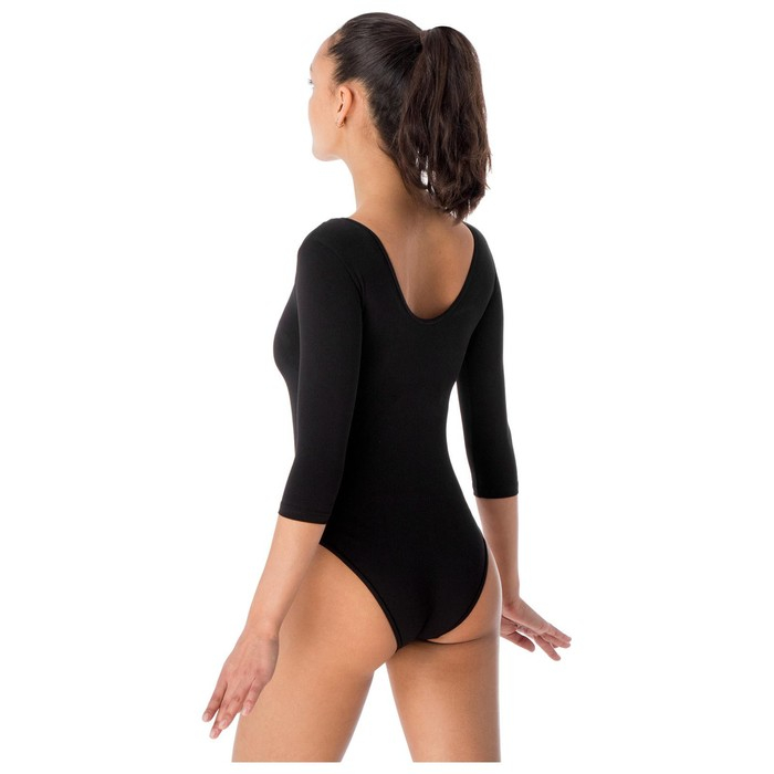 Купальник для гимнастики и танцев Grace Dance, р. 38, цвет чёрный