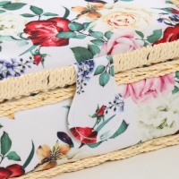 Шкатулка для рукоделия "Садовые цветы" 18х12х9,5 см