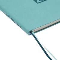 Еженедельник датированный 2025 года, 181х127 мм, 64 листа ESCALADA, мягкая обложка из искусственной кожи, блинтовое тиснение, кремовый блок 70 г/м&sup2;, зелёный