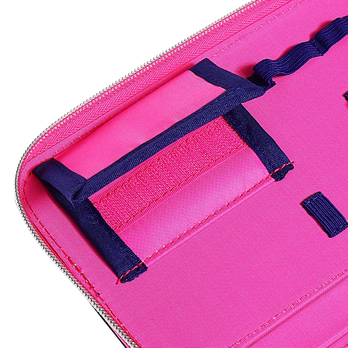 Пенал 2 секции, 130 х 205 мм, искусственная кожа, Феникс "Девушка с телефоном"