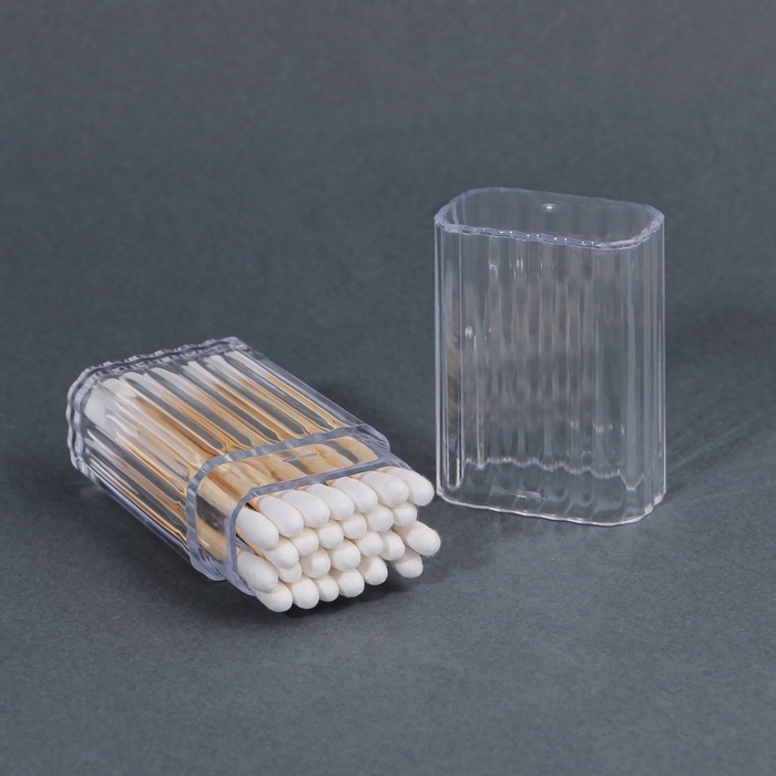 Органайзер для хранения, с крышкой, 10,4 &times; 3,8 &times; 2,1 см, цвет прозрачный