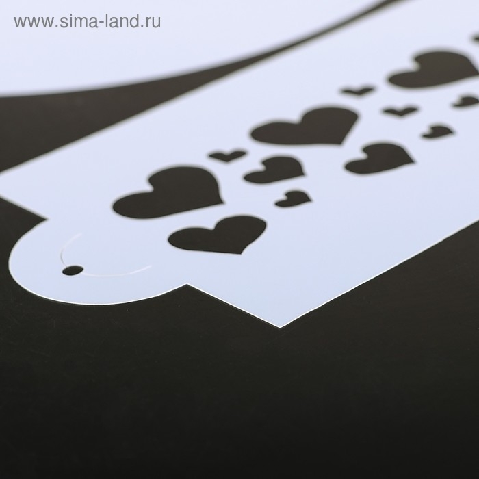 Трафарет кондитерский для украшения выпечки, 2 шт, 23×23 см Трафарет кондитерский для украшения выпечки, 2 шт, 23×23 см