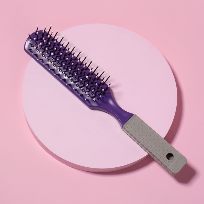 Расчёска массажная, вентилируемая, 3 × 21 см, фасовка 12 шт, цвет МИКС Расчёска массажная, вентилируемая, 3 × 21 см, фасовка 12 шт, цвет МИКС