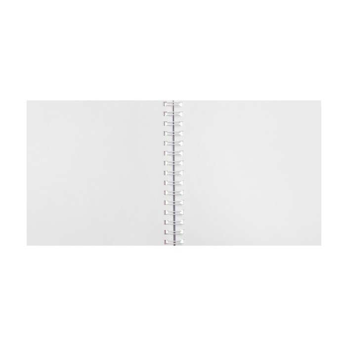 Скетчбук 195 х 195 мм, 80 листов на гребне "Модница", твёрдая обложка, блок 100 г/м&sup2;