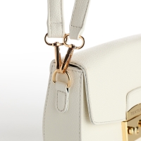 Сумка женская на клапане, TEXTURA, маленький размер, цвет белый Сумка женская на клапане, TEXTURA, маленький размер, цвет белый