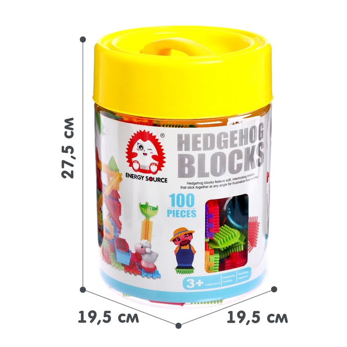 Конструктор игольчатый BRISTLES &laquo;Весёлая ферма&raquo;, 100 деталей