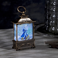 Светодиодная фигура &laquo;Снегурочка&raquo; 7.6 &times; 13.5 &times; 3.2 см, пластик, батарейки AG13х3 (в комплекте), свечение тёплое белое