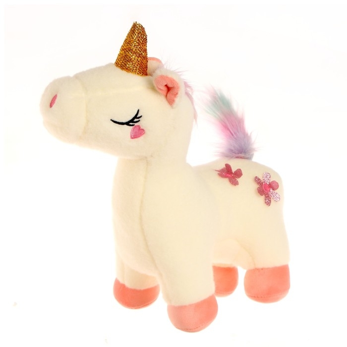 Мягкая игрушка &laquo;Единорог с цветами&raquo;, цвета МИКС