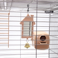 Клетка для птиц "Пижон" №104-Б, разборная, 2 секции, 58 х 40 х 88см, бежевая Клетка для птиц "Пижон" №104-Б, разборная, 2 секции, 58 х 40 х 88см, бежевая