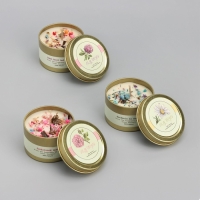 Набор свечей ароматических "Aromatic Candle Deluxe", английская груша и фрезия, 3 шт Набор свечей ароматических "Aromatic Candle Deluxe", английская груша и фрезия, 3 шт