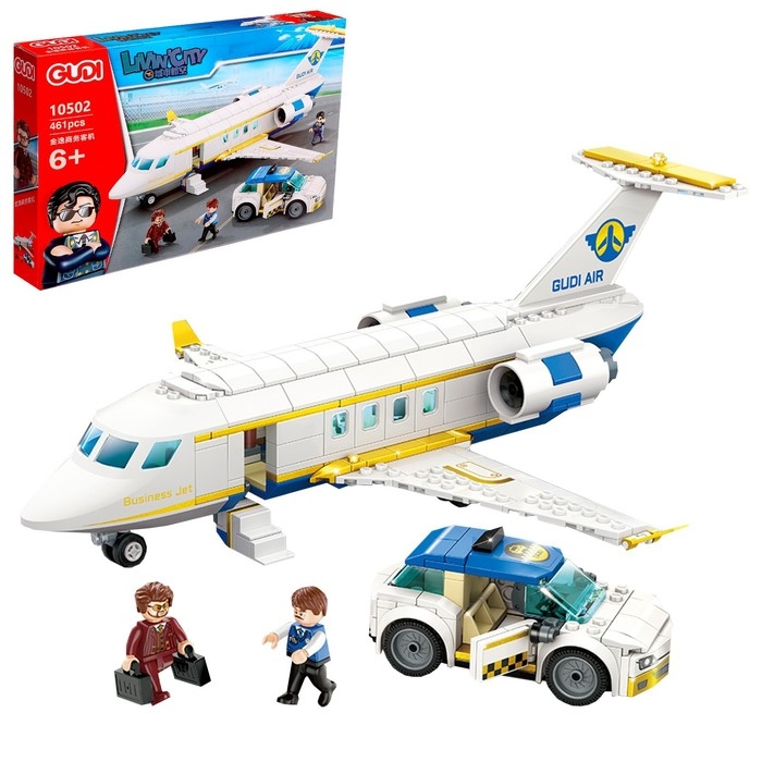 Конструктор Город &laquo;Частный самолёт&raquo;, 461 деталь