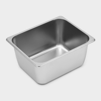 Гастроемкость 1/2 из нержавеющей стали, 150 мм, 32,5×26,5×15 см Гастроемкость 1/2 из нержавеющей стали, 150 мм, 32,5×26,5×15 см
